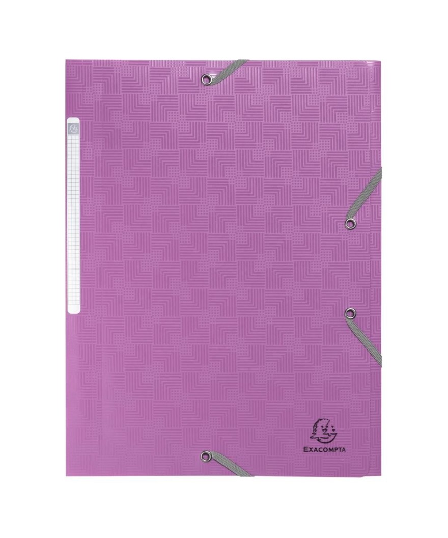 Chem. 3rab+élast. A4 PP Pop'NCo assorti