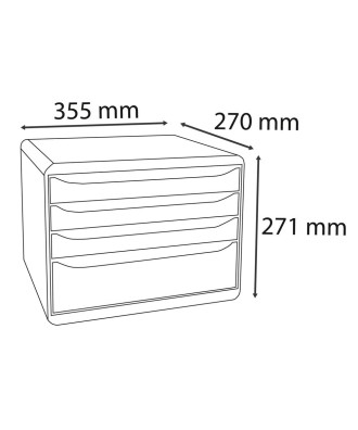 BIG-BOX PLUS HORIZON MAXI 4tir. arlequin