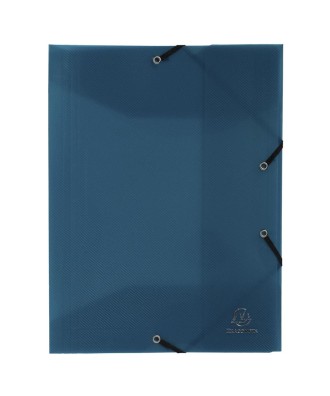 Chemise PP 3rab.+élas.A4 CRYSTAL COLOURS