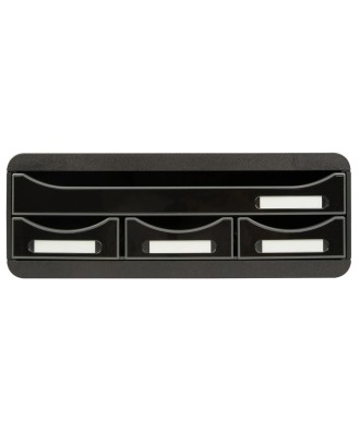 TOOLBOX MINI 4 tiroirs noir/noir glossy