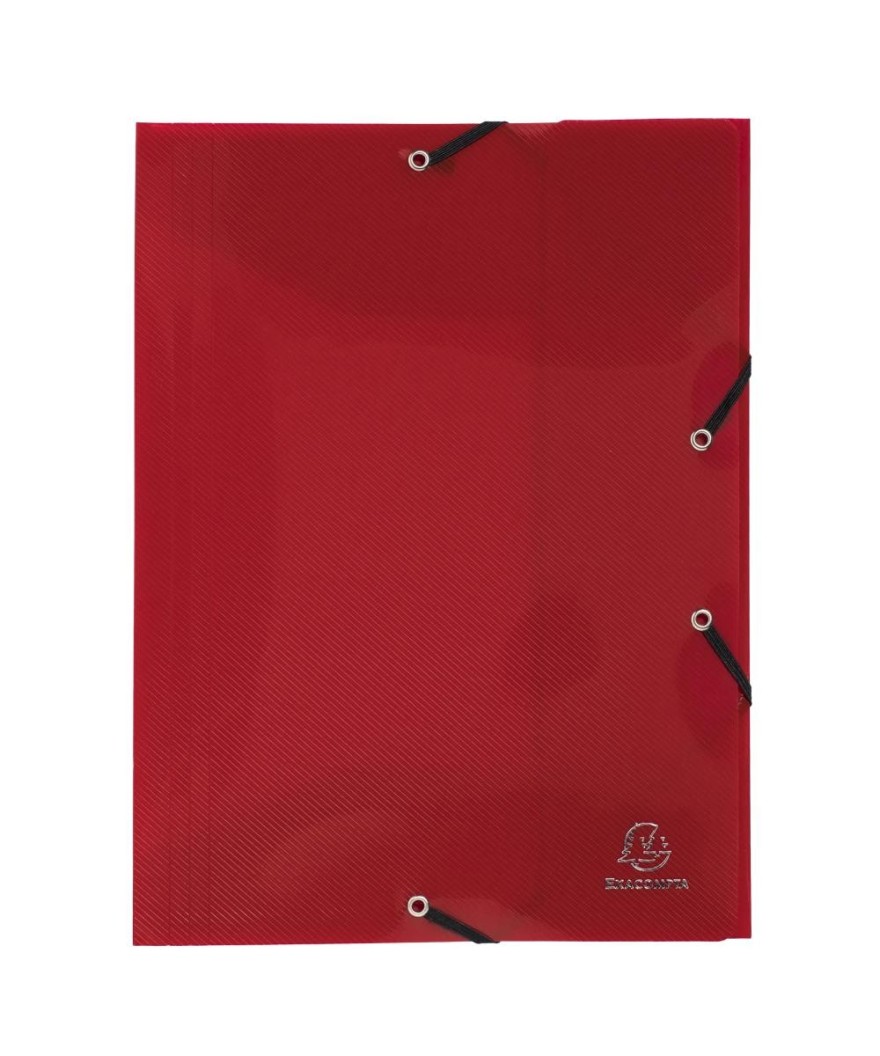 Chemise PP 3rab.+élas.A4 CRYSTAL COLOURS