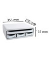 TOOLBOX MINI 4 tiroirs gris lumière