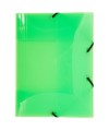 Chemise PP 3rab.+élas.A4 CRYSTAL COLOURS