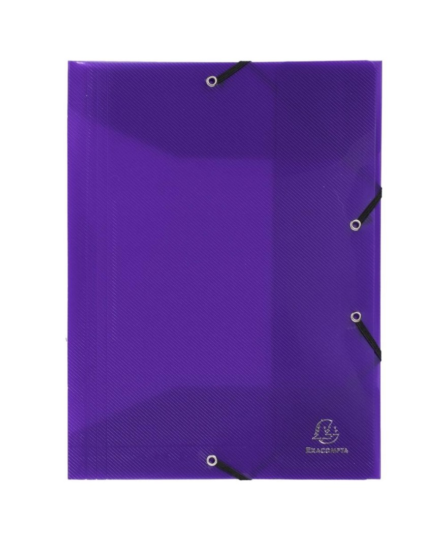 Chemise PP 3rab.+élas.A4 CRYSTAL COLOURS