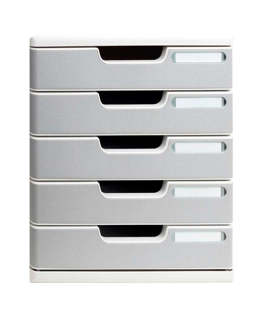 MODULO A4+ 5 tiroirs gris lumière/granit