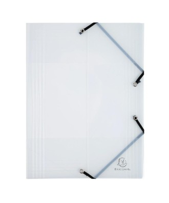 Chemise PP 3rab.+ élas.A4 CRYSTAL CLEAR