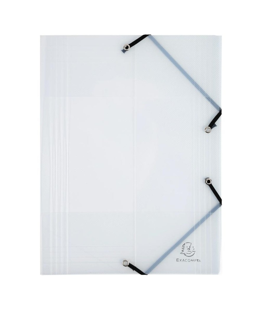 Chemise PP 3rab.+ élas.A4 CRYSTAL CLEAR