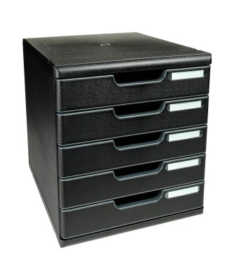MODULO A4+ 5 tiroirs ECOBlack noir