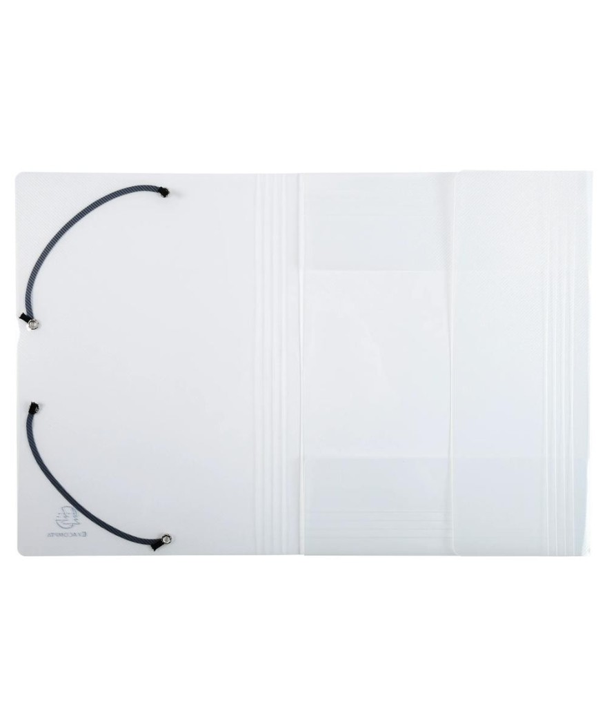 Chemise PP 3rab.+ élas.A4 CRYSTAL CLEAR