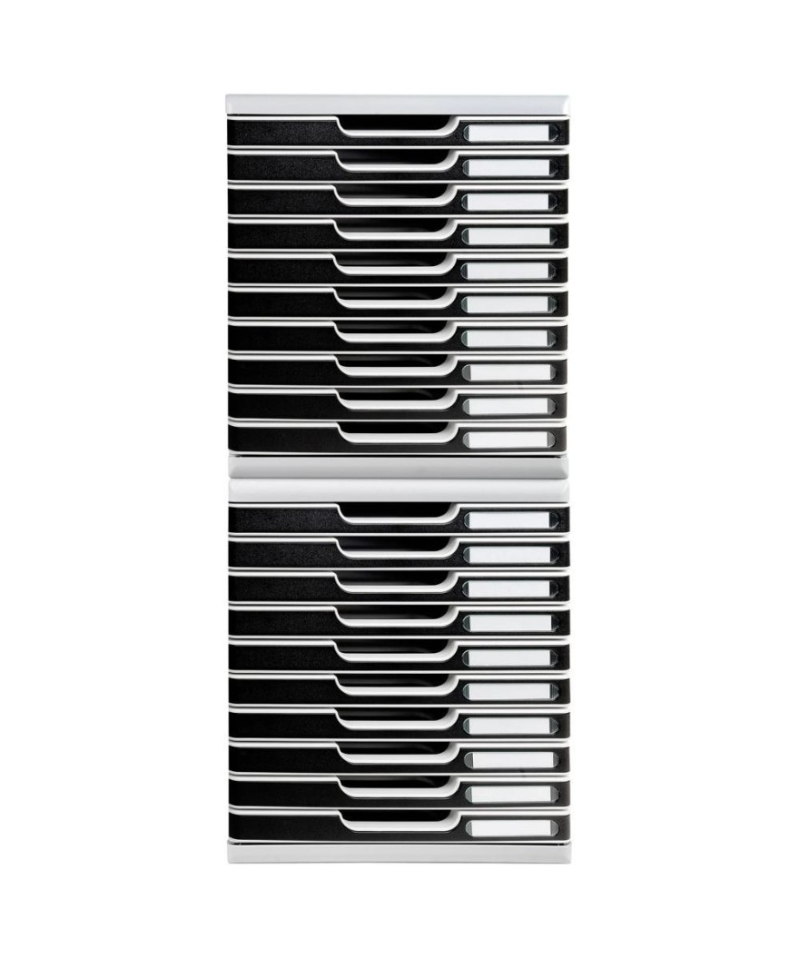 MODULO A4+ 10 tiroirs gris lumière/noir