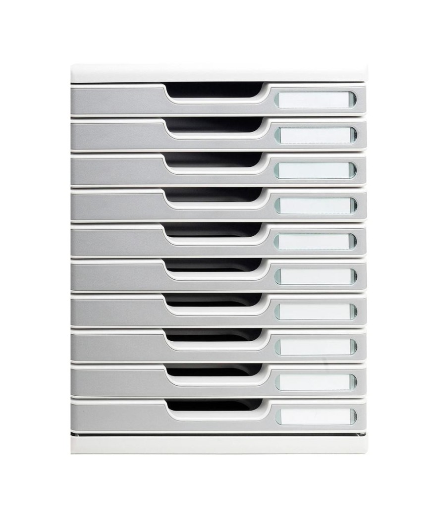 MODULO A4+ 10 tiroirs gris lumière/grani