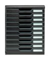 MODULO A4+ 10 tiroirs ECOBlack noir
