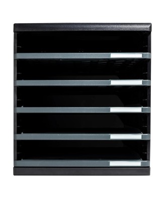 MODULO A4 - 5 tiroirs ouverts ECO noir/g