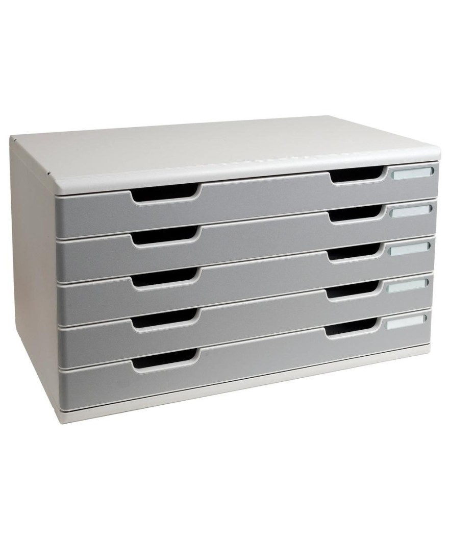 MODULO A3+ 5 tiroirs gris lumière/granit