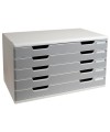 MODULO A3+ 5 tiroirs gris lumière/granit