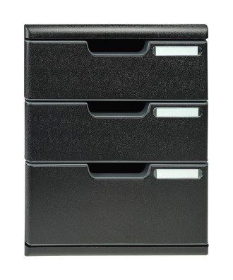 MODULO A4+ 3 tiroirs ECOBlack noir