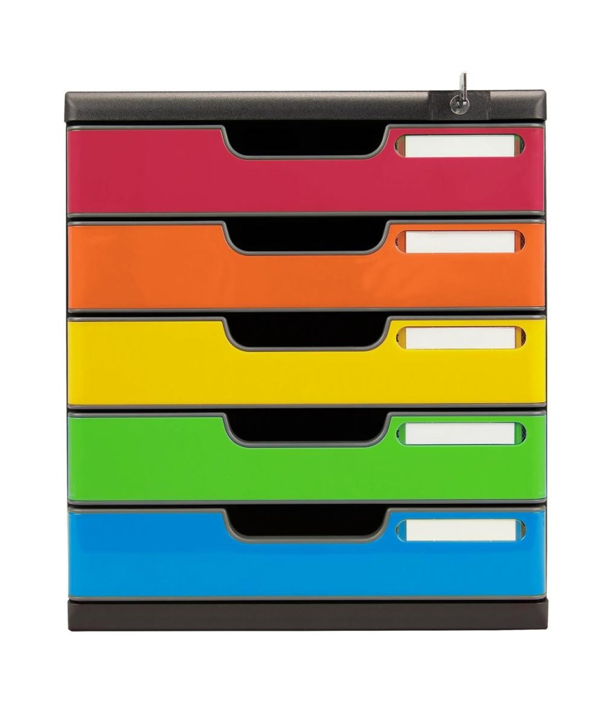 MODULO A4/5 noir/arlequi fermeture à clé