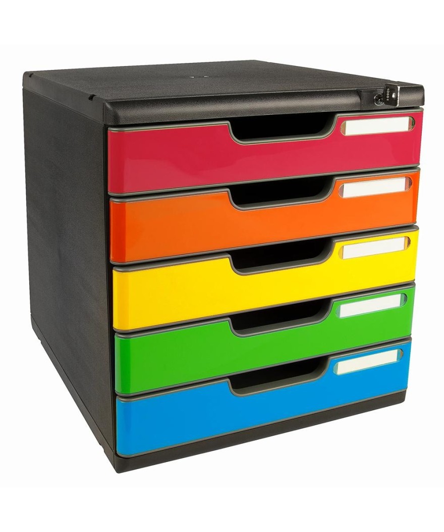 MODULO A4/5 noir/arlequi fermeture à clé