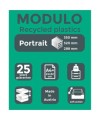 MODULO A4/5 noir/arlequi fermeture à clé