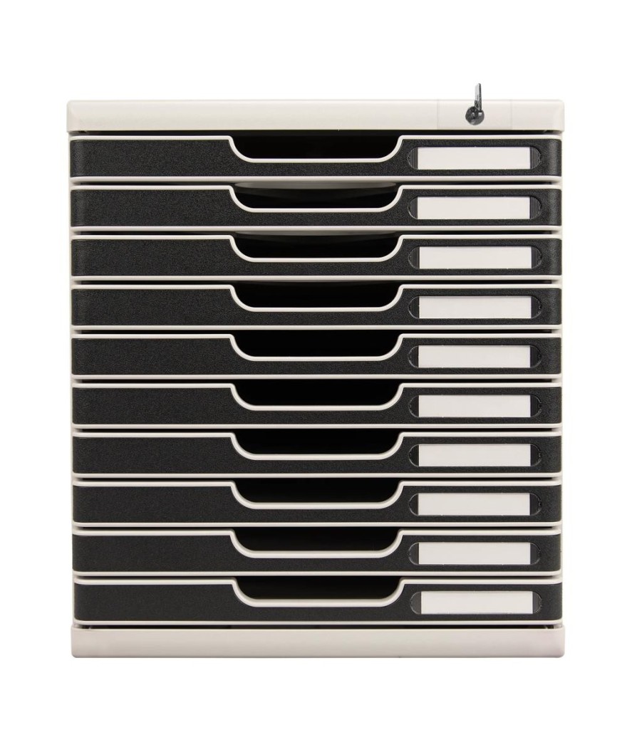 MODULO A4/10gris lu/noir fermeture à clé
