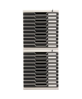 MODULO A4/10gris lu/noir fermeture à clé