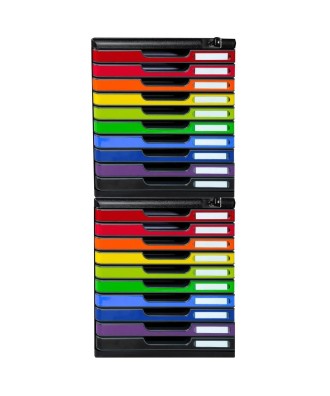 MODULO A4/10noir/arlequi fermeture à clé