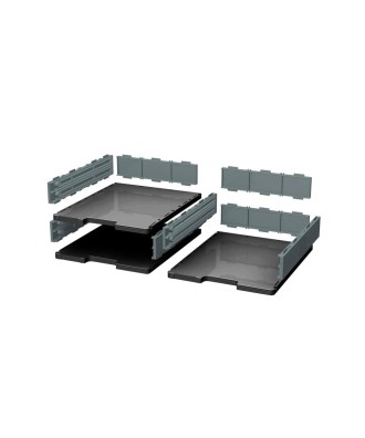 MODULODOC élément cases normal noir/gris