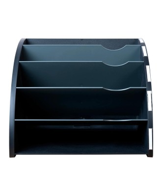 Trieur 5compar. THE CORNER noir/gris sou