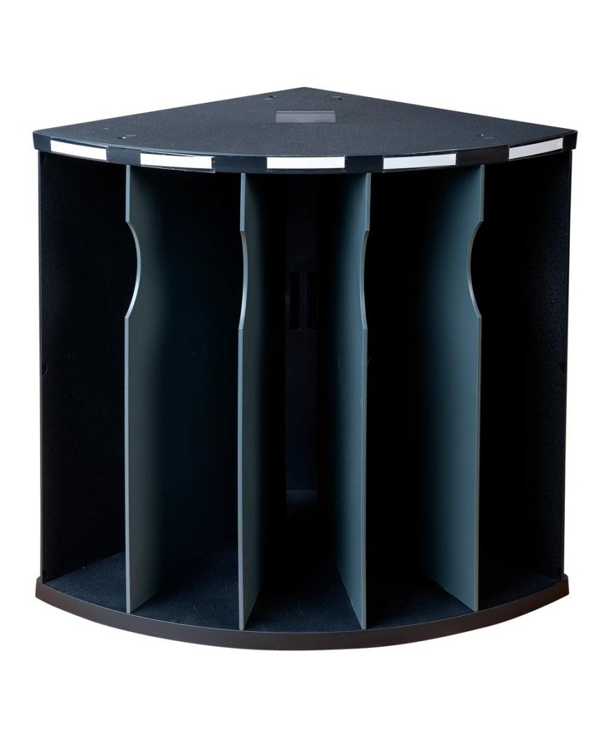 Trieur 5compar. THE CORNER noir/gris sou
