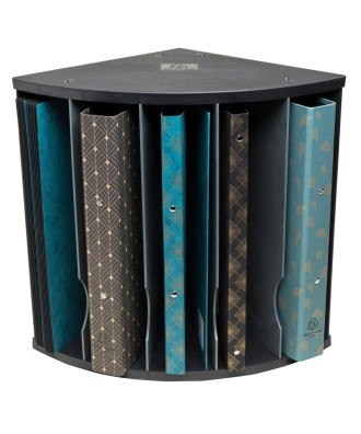 Trieur 5compar. THE CORNER noir/gris sou