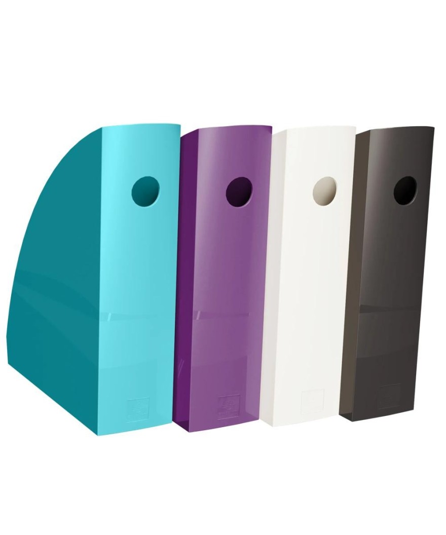 Set de 4 Porte-revues Mag Cube Titane