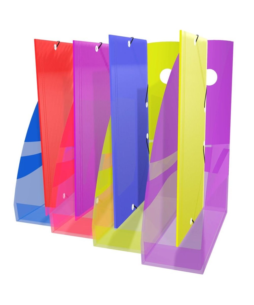 Set de 4 Porte-revues MagCube Crystal