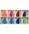 Porte-revues MAG-CUBE rouge carmin