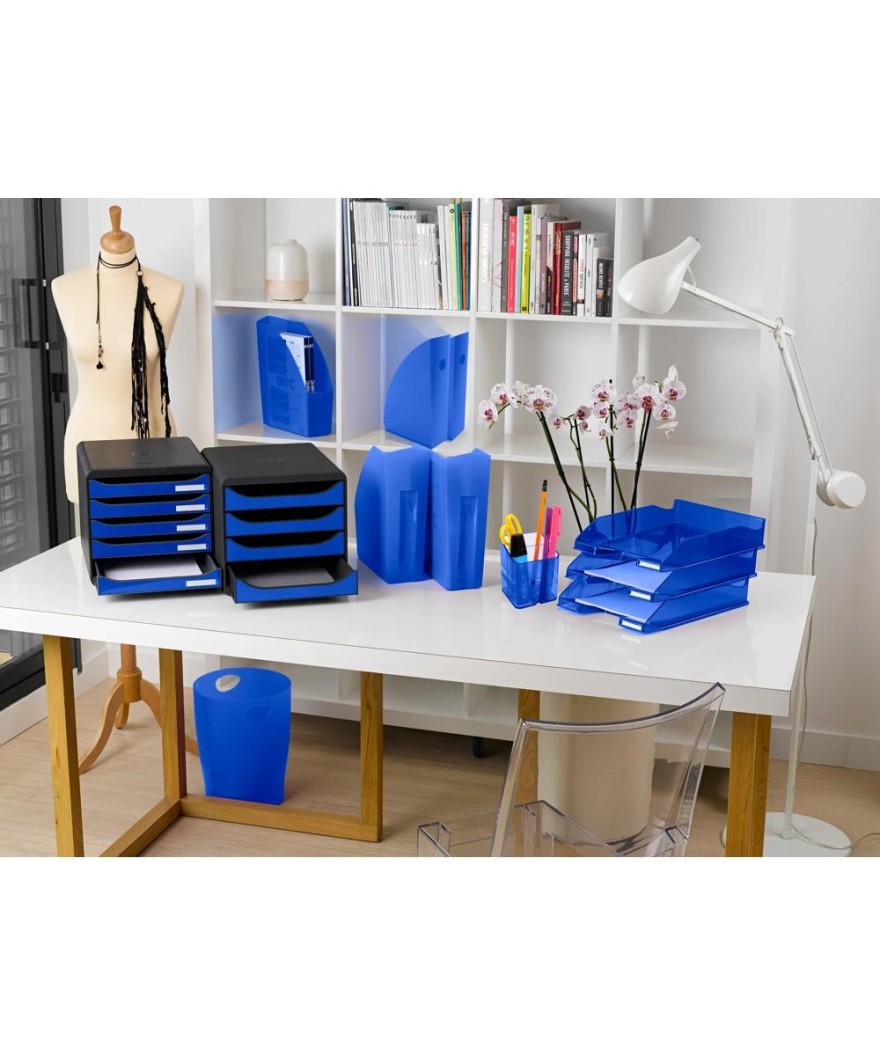 Porte-revues MAG-CUBE Iderama bleu glacé