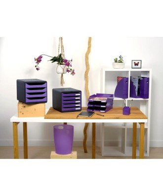 Corb courrier MIDI-COMBO violet glossy