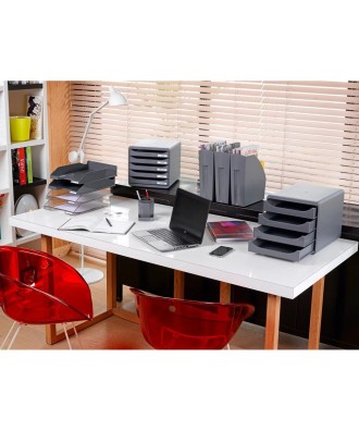 ECOTRAY Corbeille à cour. Office gris tr