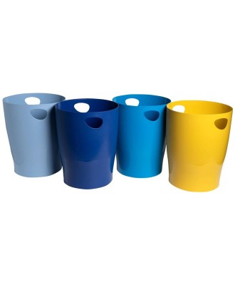 ECOBIN Corb. à papier Bee Blue Coul.Ass.