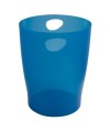 ECOBIN Corb.à papier bleu océan transluc