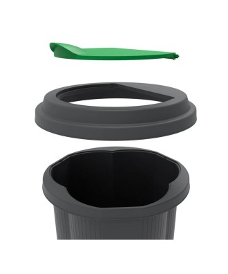 Poubelle TRI-BIN 50L Noire