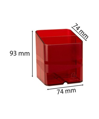 Pot à cray.PEN-CUBE Chromlin rouge cam t