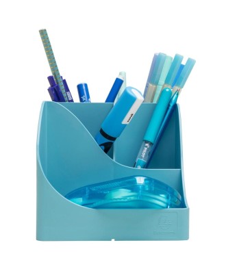 Pot à crayons Pen Wave Pop'NCo Cyan