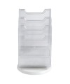 Tourniq. 6 cases A4 vertic gris/cristal