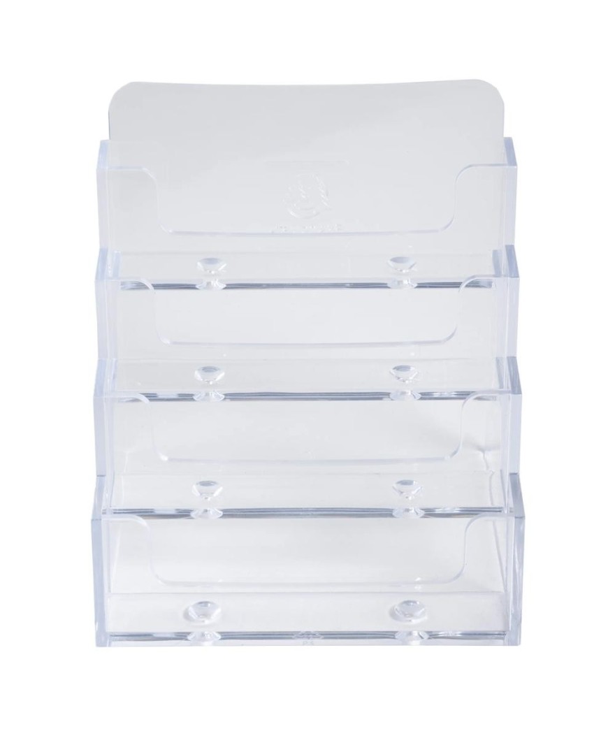 Distributeur cartes visite 4case cristal