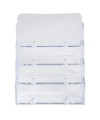 Distributeur cartes visite 4case cristal