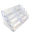 Distributeur carte visite 8cases cristal