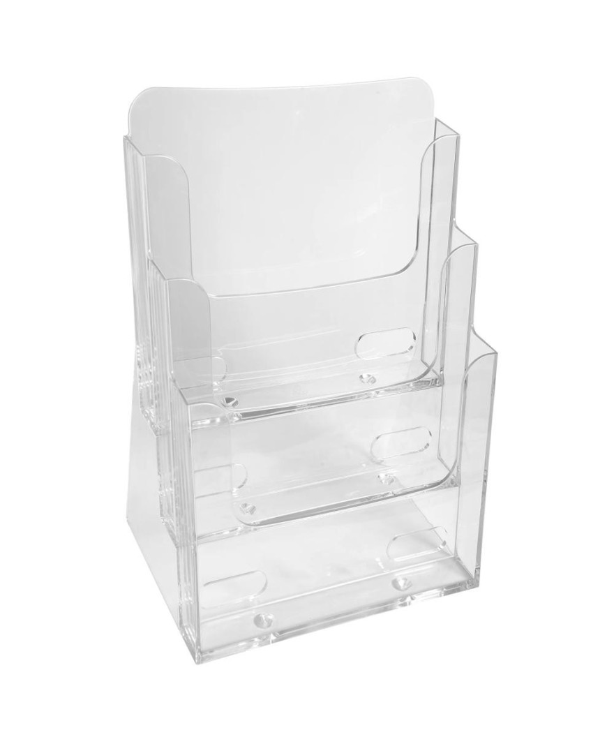 Distributeur format A4 3 cases cristal