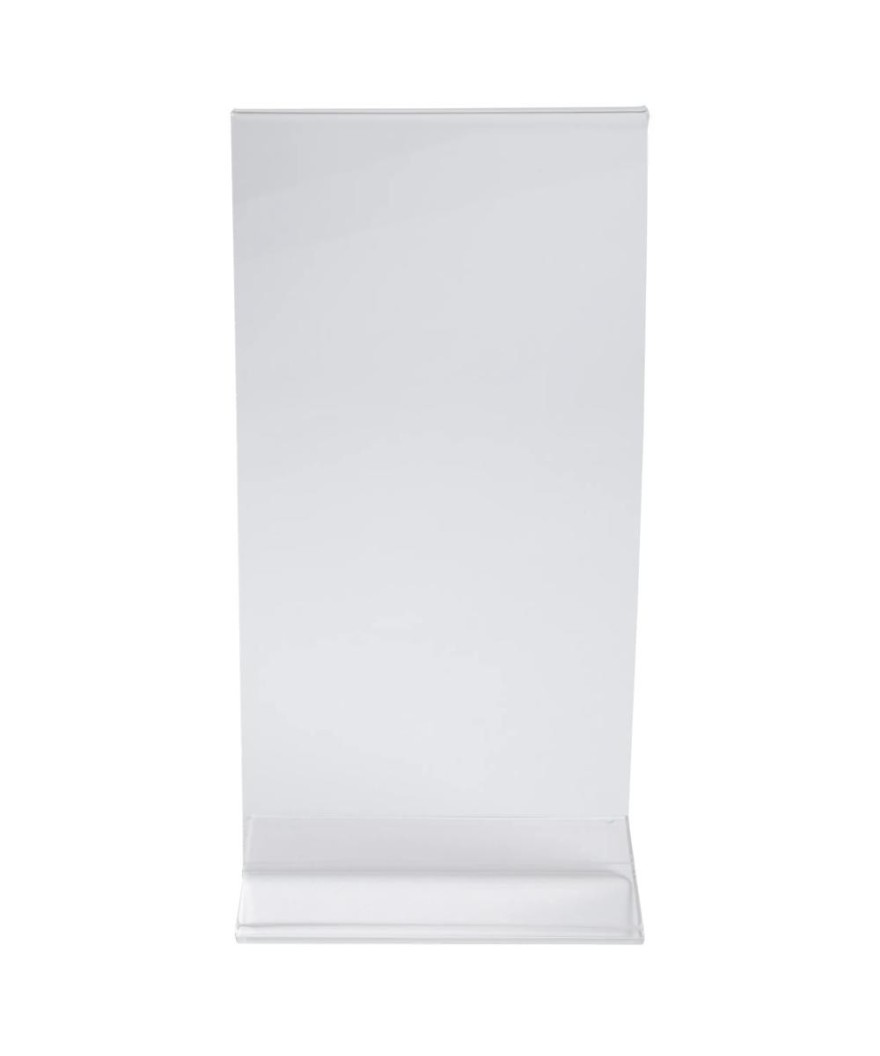 Porte-visuel droit vertical DL cristal