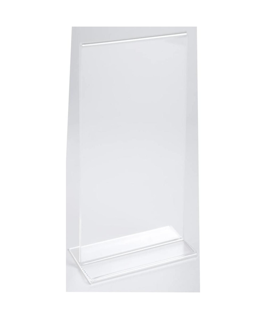 Porte-visuel droit vertical DL cristal