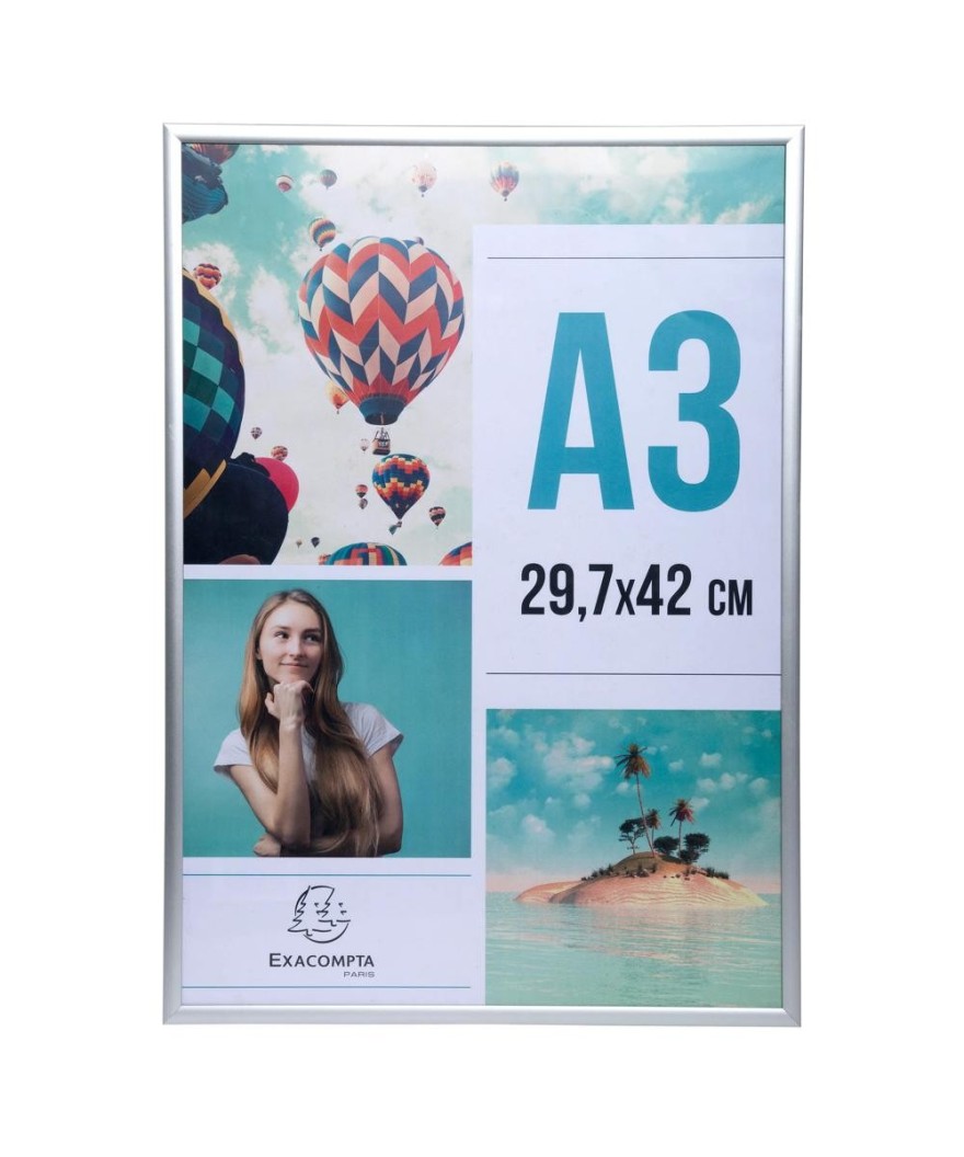 Cadre photo aluminium A3