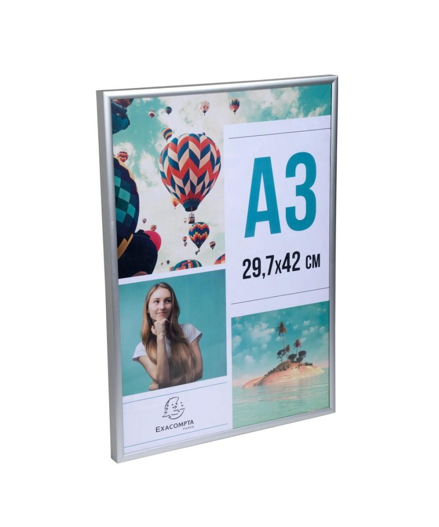 Cadre photo aluminium A3